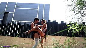 finding a spot to fuck outdoors and cum in mouth