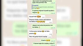 Chica gamer sends me her pack on whatsapp and we end up fucking hard