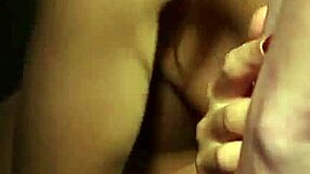 Unusual beauty receives facial and swallows everything