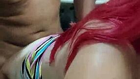 New sailor girl in white wearing pickup in bathroom