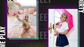 Guy Intensely Fucks His Skinny Young Stepsister's Tight Ass