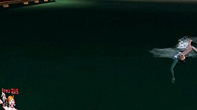 threesome and wild orgy on the beach with hot brunettes