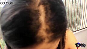 Why Does Busty Delivery Girl Ride BBC on Couch and Balcony?