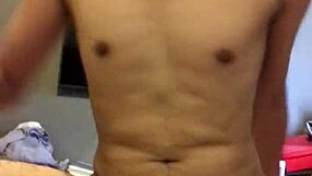 Gay Man Rides Bareback on a Thick, Hard Cock in Intense Action.