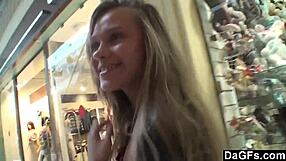 Pleasuring herself at the tanning saloon?