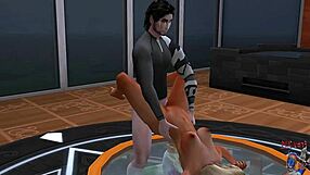 threesome and wild orgy on the beach with hot brunettes