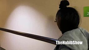 wild ambitious booty and pimpin in a bonnet tease with monster cock