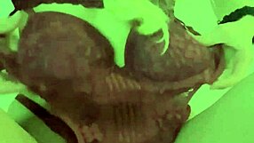 blonde teen relaxes in lingerie alone