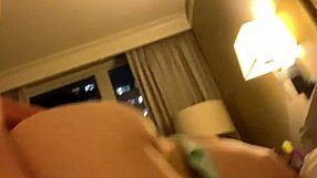 Hotel Maid Bent Over for Intense Doggy Style Pounding with Creampie Finish