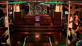 Molly prostitutes and striptease at night club in HD video