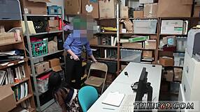 New meeting between black police officer and teenage suspect wearing a school uniform