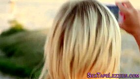 Lesbian Blondes Create a Homemade Movie in High Definition Reality Style