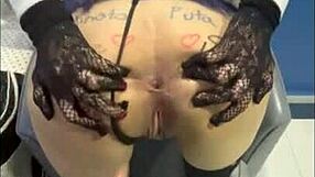 Petite Hinata in Bunny Costume Takes Huge Black Cock Anal.