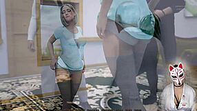 Blonde's Office Upskirt Fetish