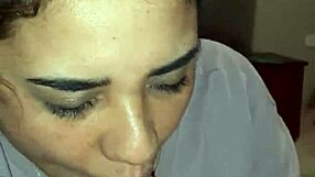 Lesbian milf gets a creampie pov while watching anal gape