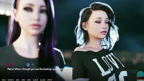 i admire this blonde babe's big tits and ass in pov roleplay at a o a academy