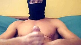 A big cocked Spanish amateur gets a monster cum shot