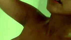 diamond steps into the shower, letting the water run over her big tits and ass as she masturbates