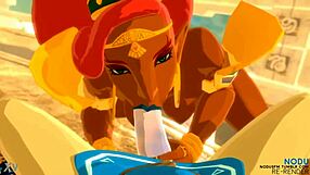 Urbosa Takes Control And Fucks Link Passionately