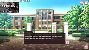 Girl experiences blowjob with monster cock in hentai club