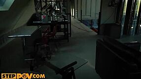 Step Daughter Alexis Crystal Bent Over for Anal Blowjob and POV Doggystyle