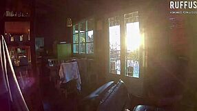 ana rothbard fucks wildly on balcony with big tits and ass exposed