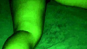 Latina wife's juicy pussy and ass in red thong