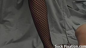 Worship my pantyhose-covered feet like a good slave, or face the consequences of disobedience