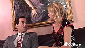 Can nurse Pyton Leigh handle a creampie in her mature pussy?