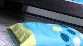 Busty petite 18+ teen fingered to orgasm, pussy wet.