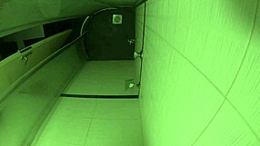 guy takes a relaxing shower with african amateurs