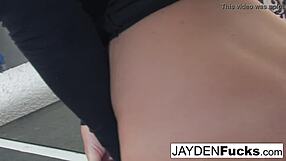 jayden jaymes can't resist touching her stunning pussy solo