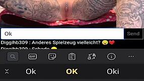 i'm a german milf with big tits and tattoos enjoying personal relaxation