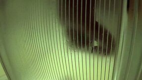 guy takes a relaxing shower with african amateurs