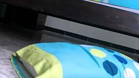 Busty petite 18+ teen fingered to orgasm, pussy wet.