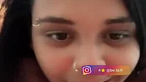 Seductive show of allured inked beauty on Bigo live