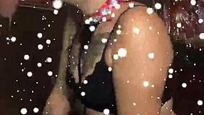 नॉटी लड़की को मॉन्स्टर कॉक ने गले तक चोदा