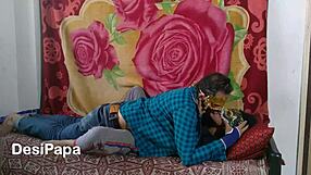 A hot Indian skinny teen 18+ gets anally fucked by her boyfriend and cums on her ass.