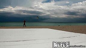 sammi clair has fun in the sun outdoors