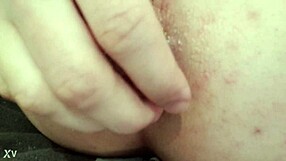 I carefully insert the butt plug for relaxation