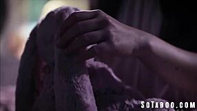 jealous stepdaughter alison rey caught in taboo fantasy with father-in-law. her pigtails bounce during hardcore play.