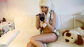 holly anderson poses nude in a photoshoot with blonde teen 18+ model