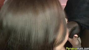 She asks, 'Want to see this fetish babe swallow cum after blowjob?'