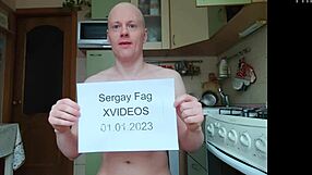 Sergay Gets Rough Anal Fucking In Doggystyle!