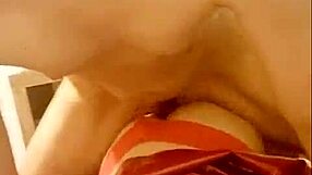My maid comes, and farting she gets her loose throat and ass and gets to work