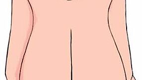 Haughty big tit mom in NSFW painting flaunts huge boobs and naked body