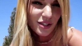 Hot Blonde Stepmother Forces Me to Masturbate