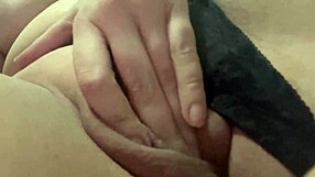 Latina with natural perky tits enjoys solo time