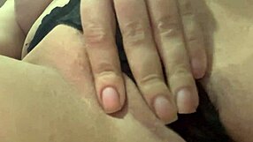 Latina with natural perky tits enjoys solo time