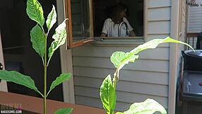 Nikki fucked hard from behind, feels so good